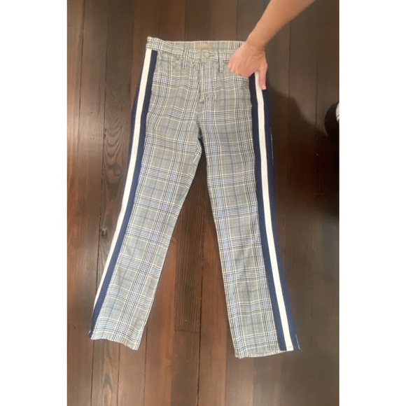 Mother Pants Womens Size 25 The Insider Ankle Houndstooth Preppy Academia Office - Picture 16 of 16